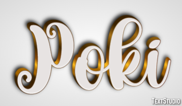 Poki Efecto de texto