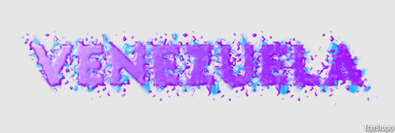 Venezuela Text effect