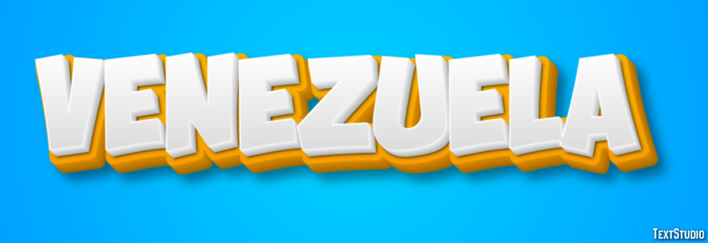 Venezuela Text Effect