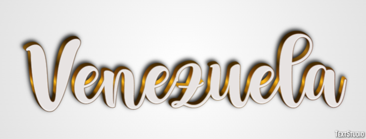 Venezuela Text Effect