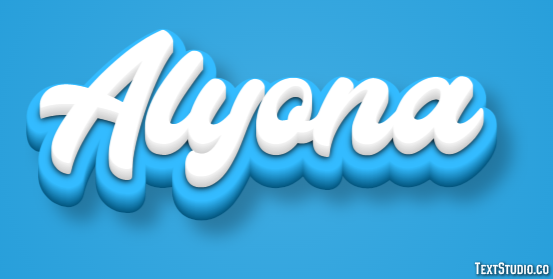 Alyona Tekst effect