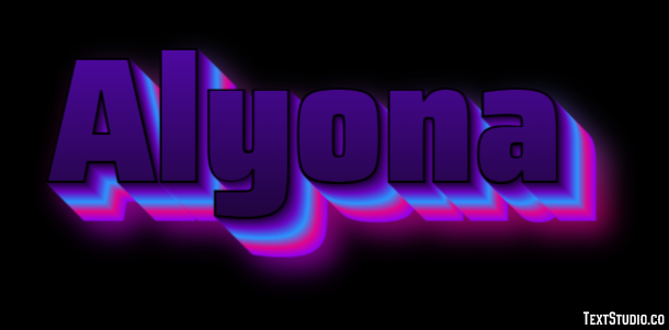 Alyona Tekst effect