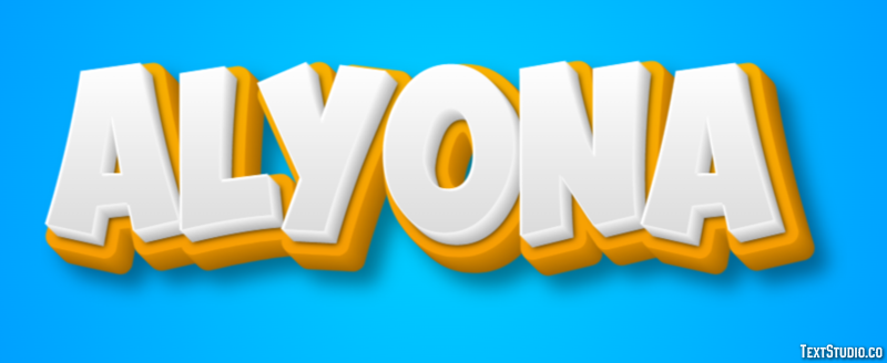 Alyona Text Effect