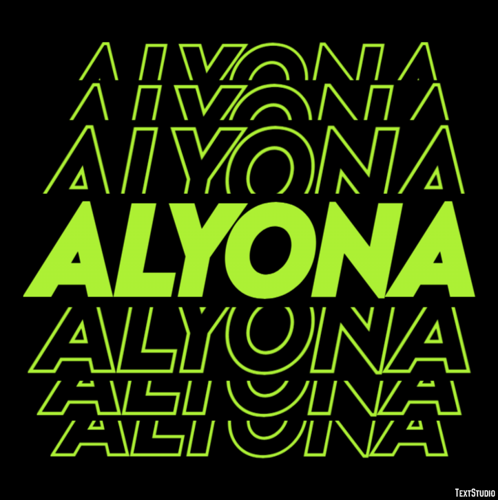 Alyona Tekst effect
