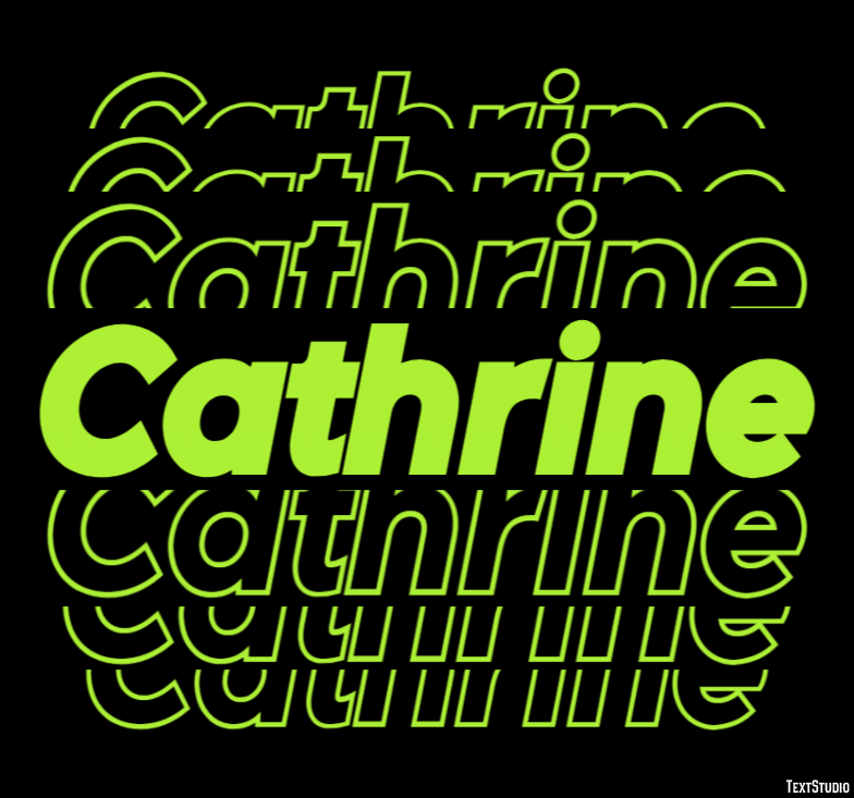 Cathrine Text Effect