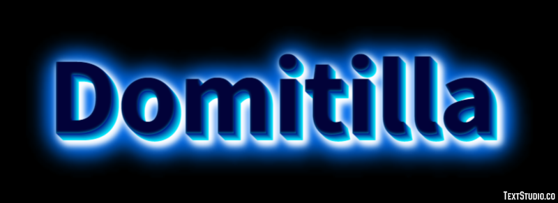 Domitilla Efeito de texto