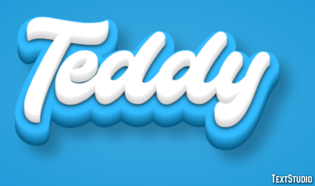 Teddy Text Effect