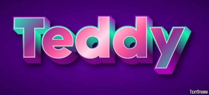 Teddy Text Effect