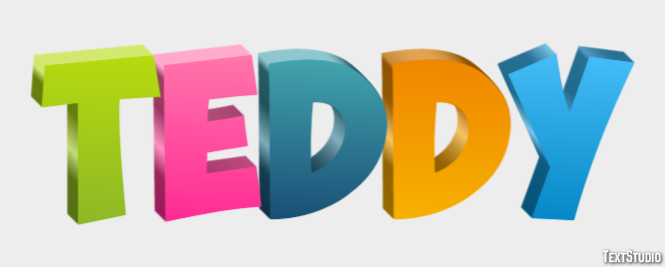 Teddy Text Effect