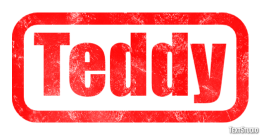 Teddy Текстовый эффект