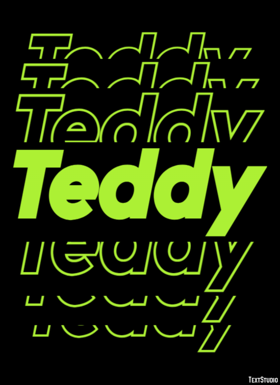 Teddy Text Effect