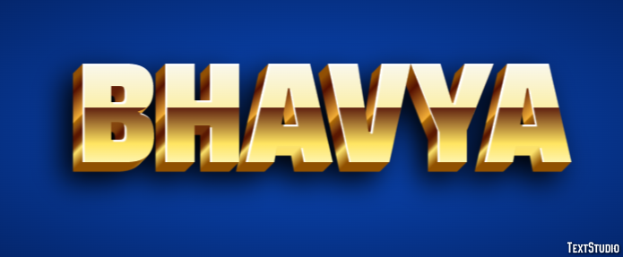 Bhavya Text effect