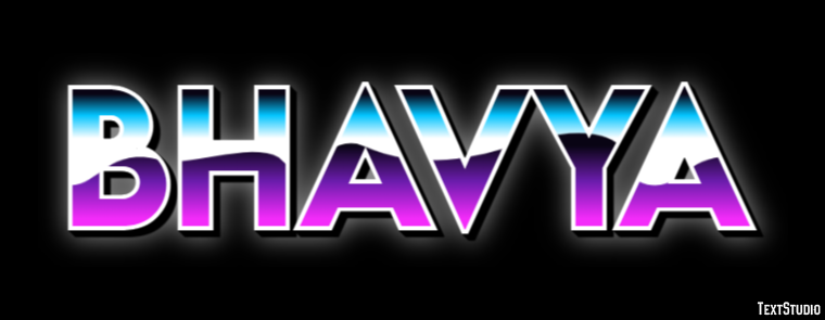 Bhavya Efeito de texto