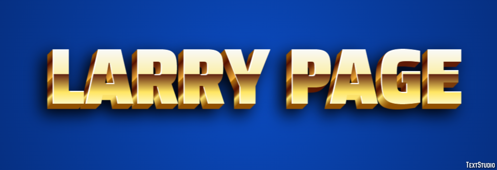Larry Page Text Effect