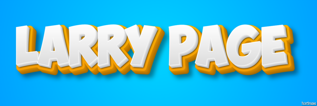 Larry Page Text Effect
