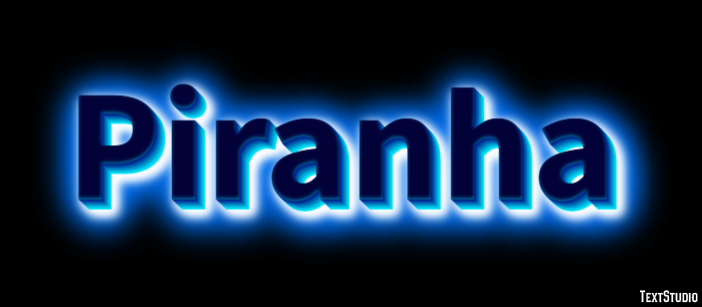 Piranha Text Effect