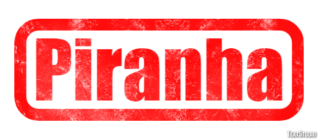 Piranha Text effect
