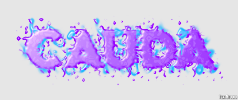 Cauda Efeito do texto