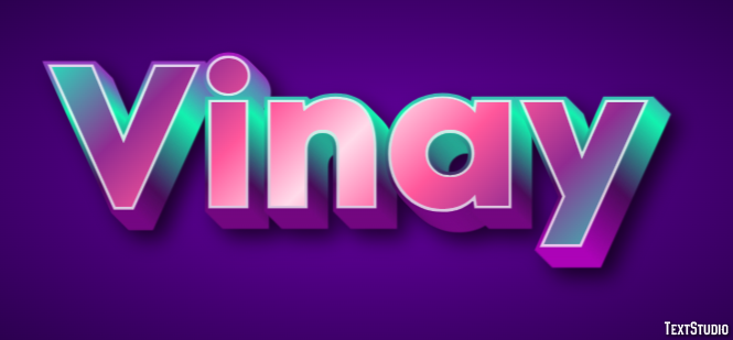 Vinay Text Effect