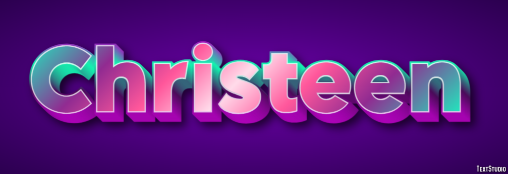 Christeen Text effect