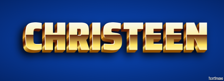 Christeen Text Effect