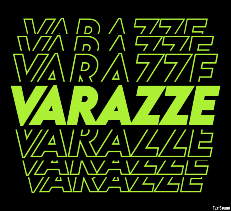 Varazze Efekt tekstowy