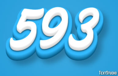 593 Text Effect