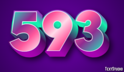 593 Text Effect