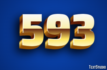 593 Text Effect
