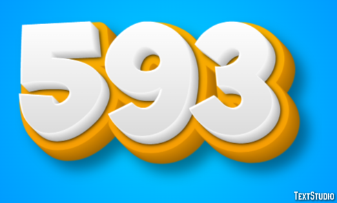 593 Text Effect