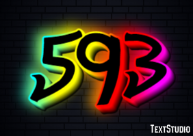 593 Text Effect