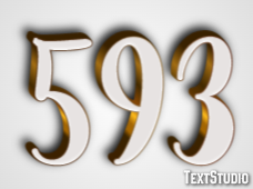 593 Text Effect