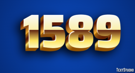 1589 Texteffekt