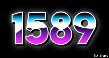 1589 Efecto de Texto