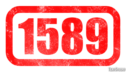 1589 Texteffekt