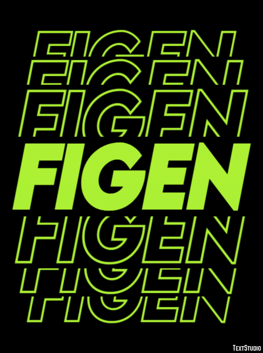 Figen Efecto de Texto