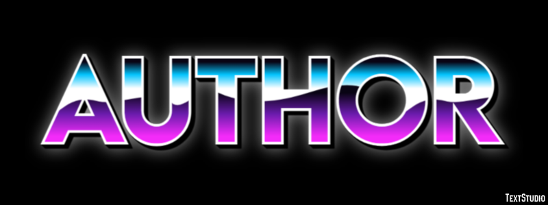 Author Text effect