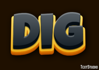 Dig Effetto testo