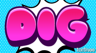 Dig Text Effect