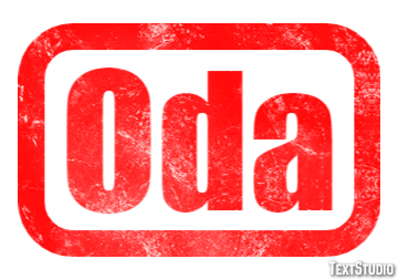 Oda Effetto testo
