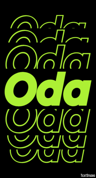 Oda Effetto testo