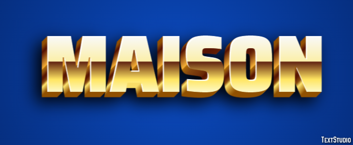 Maison Text effect
