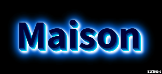 Maison Text Effect