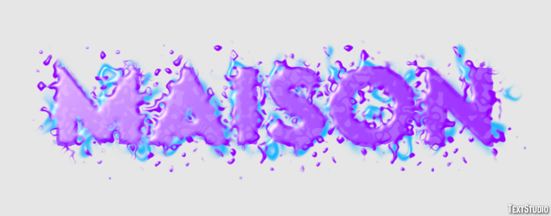 Maison Text effect