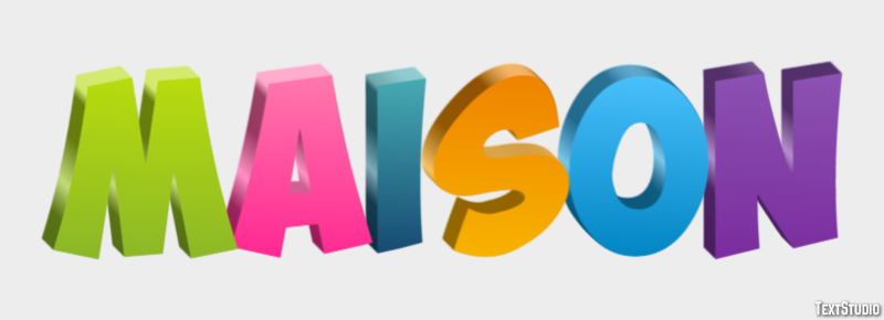 Maison Text Effect