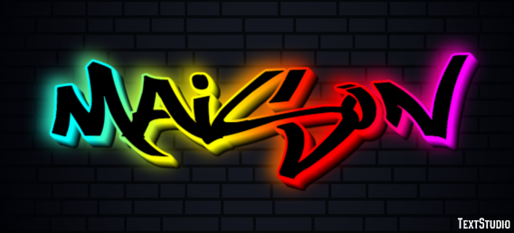 Maison Text effect