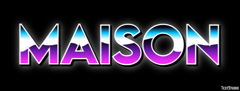 Maison Text effect