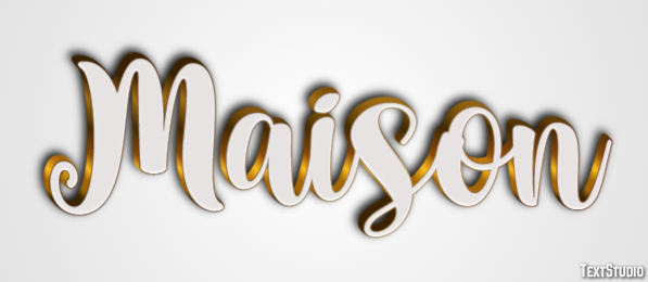Maison Text Effect