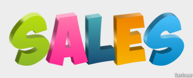 Sales Efecto de Texto