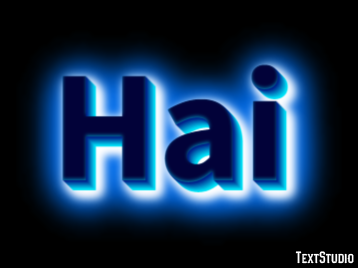 Hai Efecto de texto